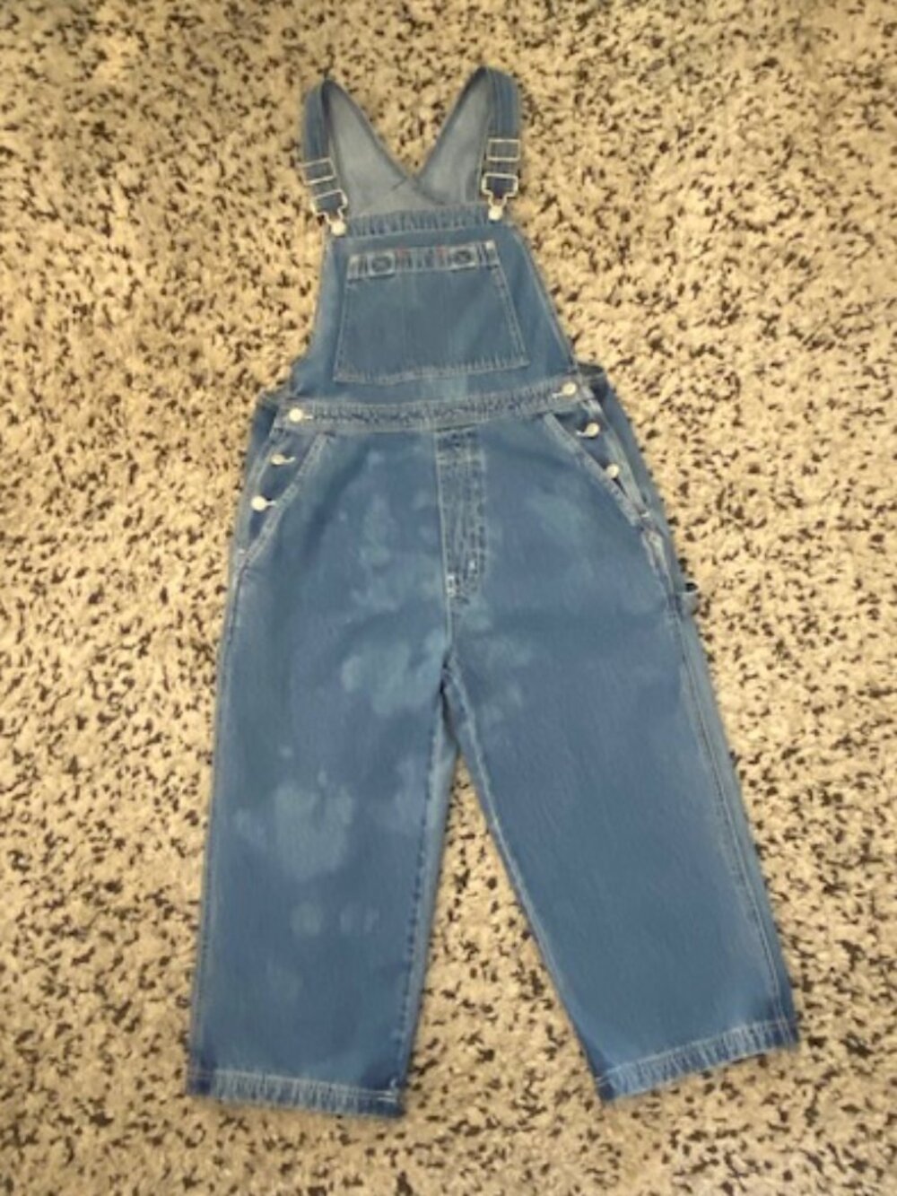 Vintage 90's GOWEST denim overalls workwear dungarees Medium